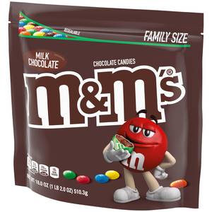 M&M's Dark Chocolate Peanut Family Size 19.2 oz