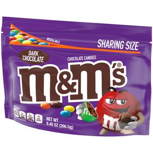 M&M'S Peanut Dark Chocolate Candy Sharing Size Bag, 9.4 oz - QFC