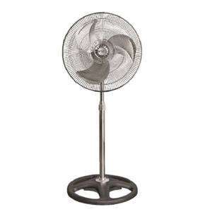 18" Black Oscillating Pedestal Fan