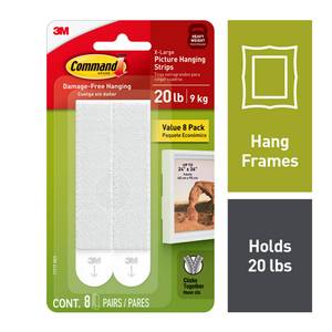 3M 8-Count Command Small Picture Hanging Strips - 17205-ES