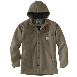 Carhartt Men's Rain Defender Paxton Heavyweight Hooded Zip-Front Sweatshirt  - 100614001-S