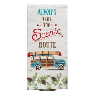 Go With The Flow Design Flour Sack Towel (Teal or Blue) – KatCo