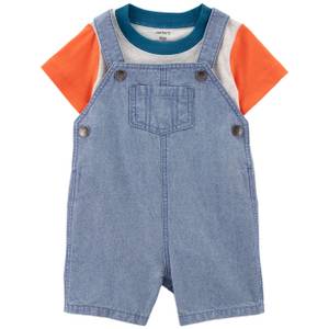 Carter's Infant Girl's 2-Piece Tee and Shortall Set - 1O949710-6M