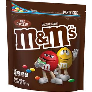 M&Ms 38 oz Milk Chocolate Party Size - 10040000551133