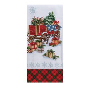 Kay dee Traditional Santa terry towel Christmas kitchen H4340