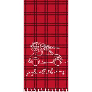 tag. jingle dishtowel assortment of 25 & cdu G10667- tagltd.