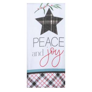 Set of 2 GINGERBREAD COOKIE Christmas Terry Kitchen Towels by Kay Dee  Designs