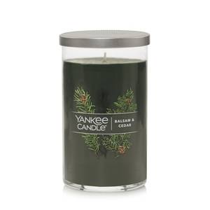 Yankee Candle Balsam and Cedar Medium Pillar Jar Candle - 1632965