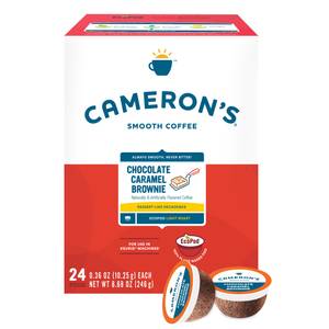 Cameron's Coffee 24-Count Chocolate Caramel Brownie K-Cups