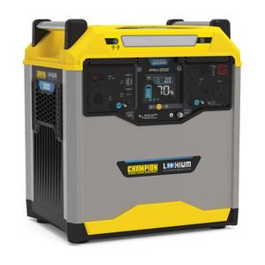 Champion Power Equipment Power Station 3276-Wh Portable Lithium-Ion Battery Solar Generator