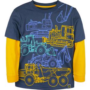 リアル service car Tractor ORTIZ long T sleeve Tシャツ/カットソー