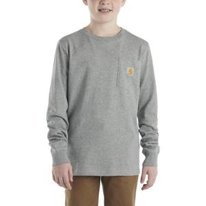 Carhartt Youth Long-Sleeve Camo Pocket T-Shirt, Mossy Oak Dna Print -  CA6439-CR27