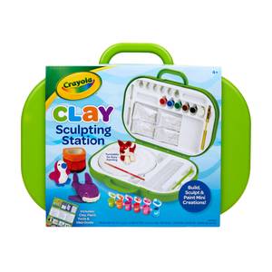 Crayola Clay Sculpting Station Art Set for Kids