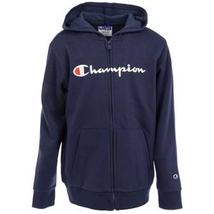 Champion navy blue discount hoodie