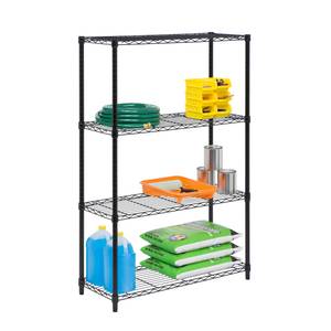 Honey Can Do 4-Tier Heavy-Duty Adjustable Shelving Unit with 250-lb Shelf Capacity