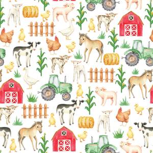 Jillson & Roberts 30 x 5' on The Farm Roll Wrapping Paper