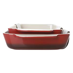 Crock Pot 2.5 Quart Red Stoneware Bake Pan