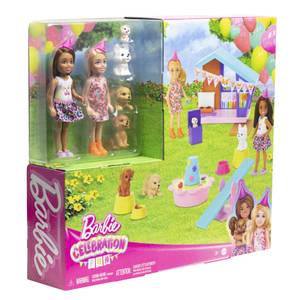 Barbie Chelsea Doll and Puppy Skate Park Playset