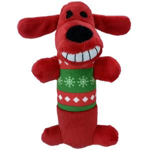 Multipet Loofa Dog Plush Dog Toy (Colors May Vary) 6