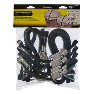 Keeper 06327 12 Piece Premium Bungee Cord with SST Hooks Jar