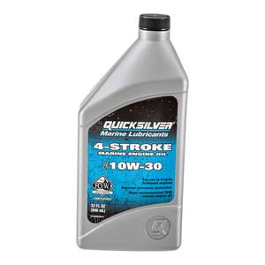 Quicksilver 1 Quart 4-Stroke 10W-30 Outboard Marine Oil
