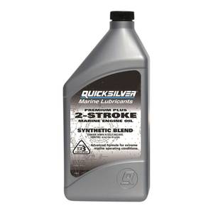 Quicksilver 1 Quart Premium Plus 2-Stroke Marine Engine Oil