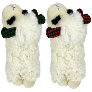 Outward Hound Invincibles Mini Cow & Milk Plush Dog Toys 1ea