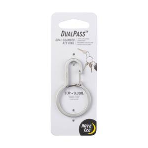 Nite Ize~ DualPass Dual Chamber Key Ring - DDK-11-R3 | Blain's