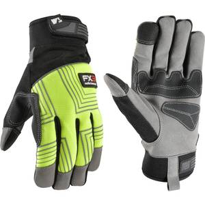 Men's FX3 Synthetic Leather Palm Slip-On Work Gloves 7851GM