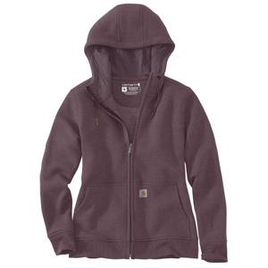 Carhartt Women's Relaxed Fit Midweight Sherpa-Lined Full-Zip Sweatshirt,  Sable, XS - 106026-B53-XS