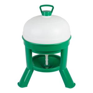 My Favorite Chicken 5.2 Gallon Green Poultry Siphon Drinker with Legs