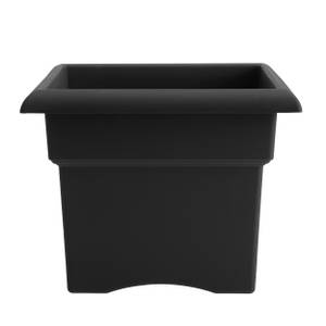 Bloem 14 in. Terra Plant Bowl Planter, Black