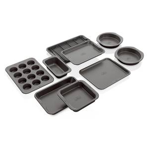 Ninja Foodi NeverStick Stainless 10-Piece Cookware Set, Silver