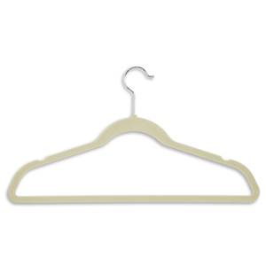 Honey Can Do 50 Pack Velvet Touch Suit Hanger, White