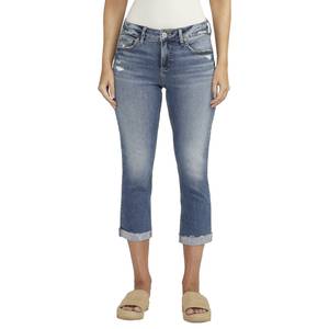 Signature by Levi Strauss & Co. Women's Mid Rise Capri Jeans - 74906-0020-8