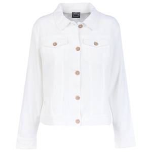CG | CG Women's Long Sleeve Linen Blend Jacket with Large Buttons