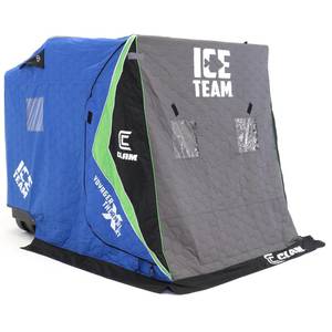 Clam Outdoors Voyager XT Thermal Ice Team Edition Ice Shelter