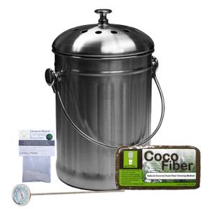 Good Ideas Stainless Steel Compost Wizard Essentials Kit