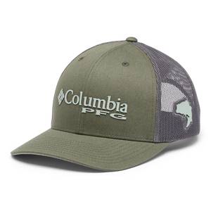 Columbia Unisex PHG Mesh Ball Cap, Black, PHG Flag, Small/Medium