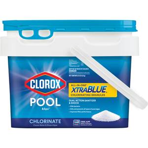 Clorox 27 lb Pool & Spa All-In-One Xtra Blue Chlorinating Granules