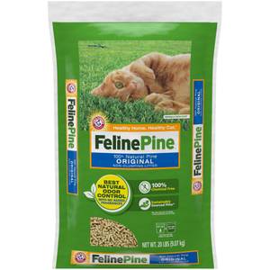 Arm & Hammer 20 lb Feline Pine Original 100% Natural Cat Litter