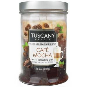 Tuscany Candle 18 oz Cafe Mocha Triple Pour Candle