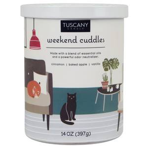 Tuscany Candle 14 oz Weekend Cuddles Pet Candle