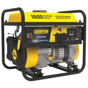 Champion Power Equipment 1200-Watt Portable Generator with CO Shield