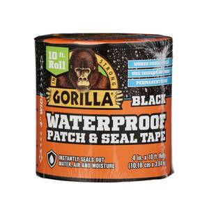 Gorilla 10' Waterproof Patch & Seal Black Tape - 107261