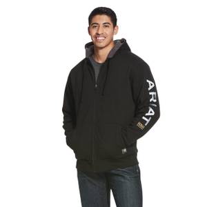 ARIAT Men's Rebar All Weather Full Zip Hoodie