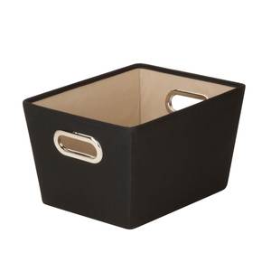 Honey Can Do Small Black Storage Bin