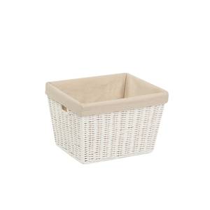 Honey Can Do Medium White Lined Basket