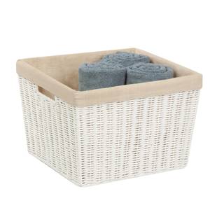 Honey Can Do Large White Lined Basket