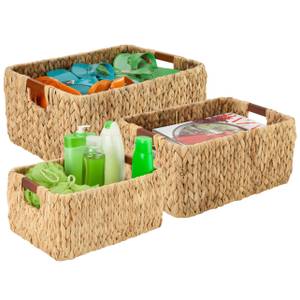 Honey Can Do 3-Piece Square Natural Baskets